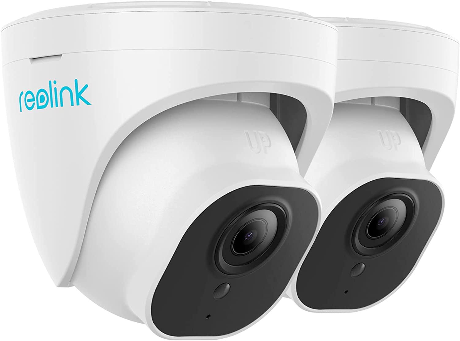 REOLINK PoE IP 5MP(2560x1920 at 30 FPS) Cameras (Pack of 2) Outdoor HD Video Surveillance, 100Ft IR Night Vision, Motion Detection, Work with Smart Home, Up to 128GB Micro SD(not Included), RLC-520
