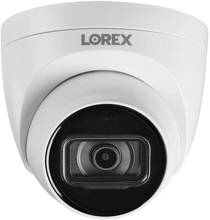 Lorex 4K Ultra HD IP Add-On PoE Indoor/Outdoor Dome Security Camera with Listen-in Audio